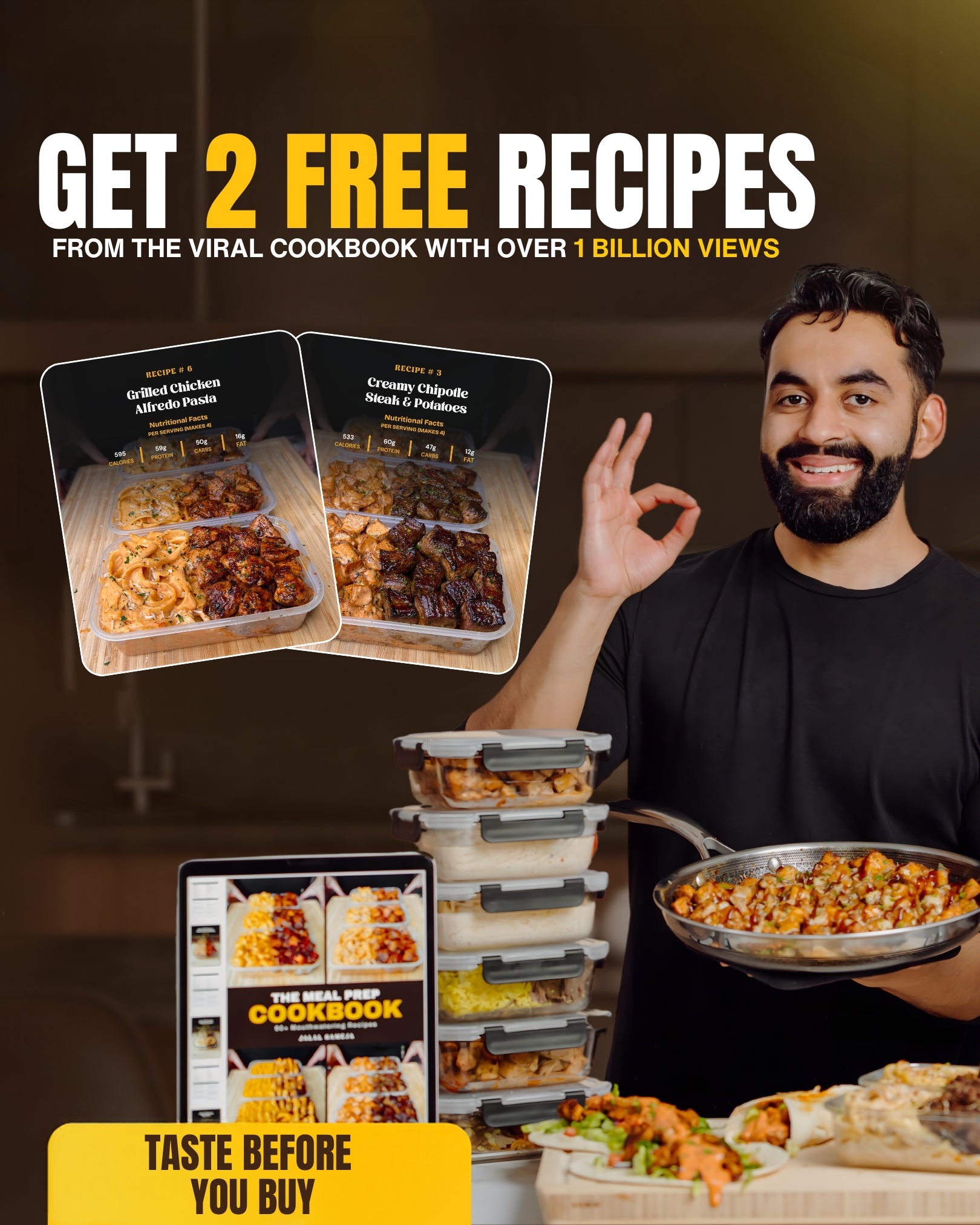 2 FREE High Protein Recipes