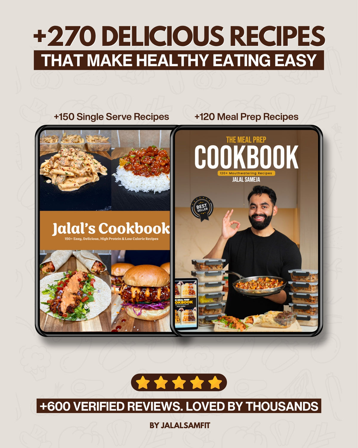 Jalal's Complete Recipe Collection  ( 2 eBooks )